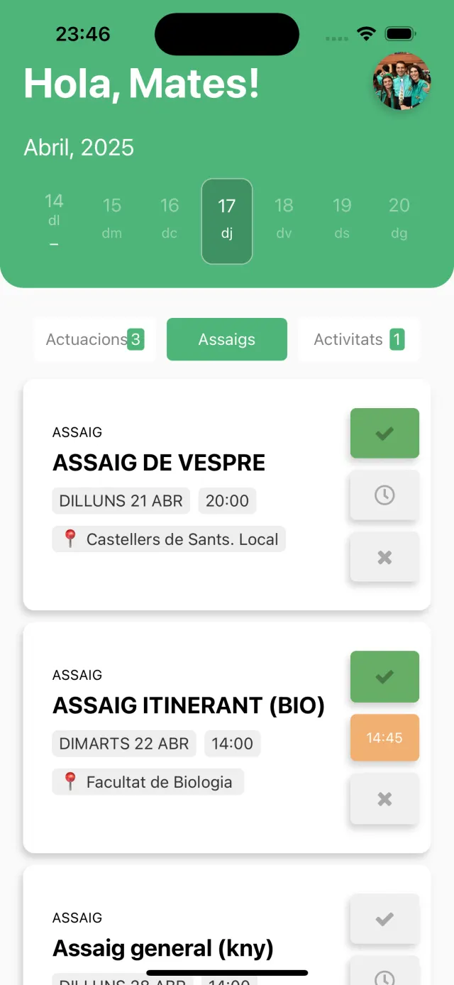 Assistència en 1 clic